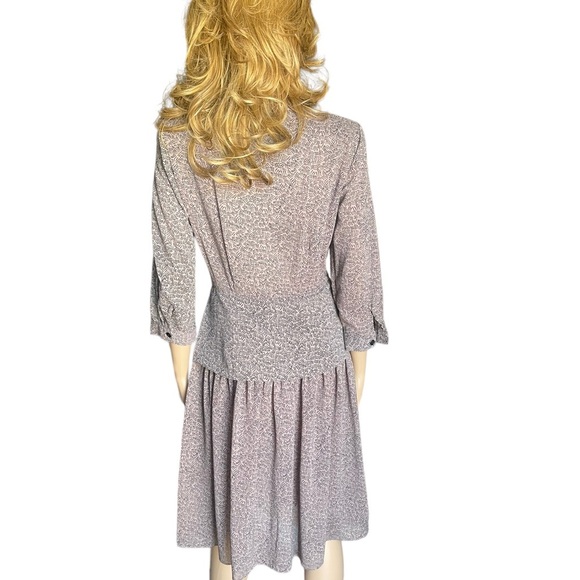 New Blake Elizabeth Dresses | 1980s/1990s
 Dress Shoulder pads brown size 8P - Picture 5 of 15
